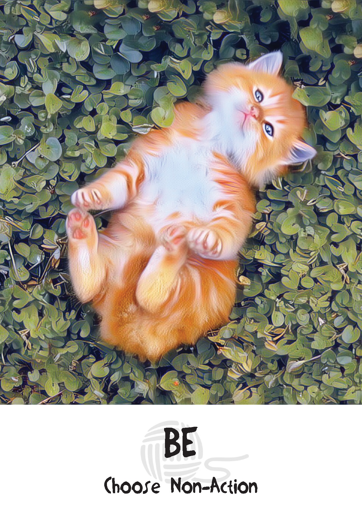 Cat Card Prayer- Be
